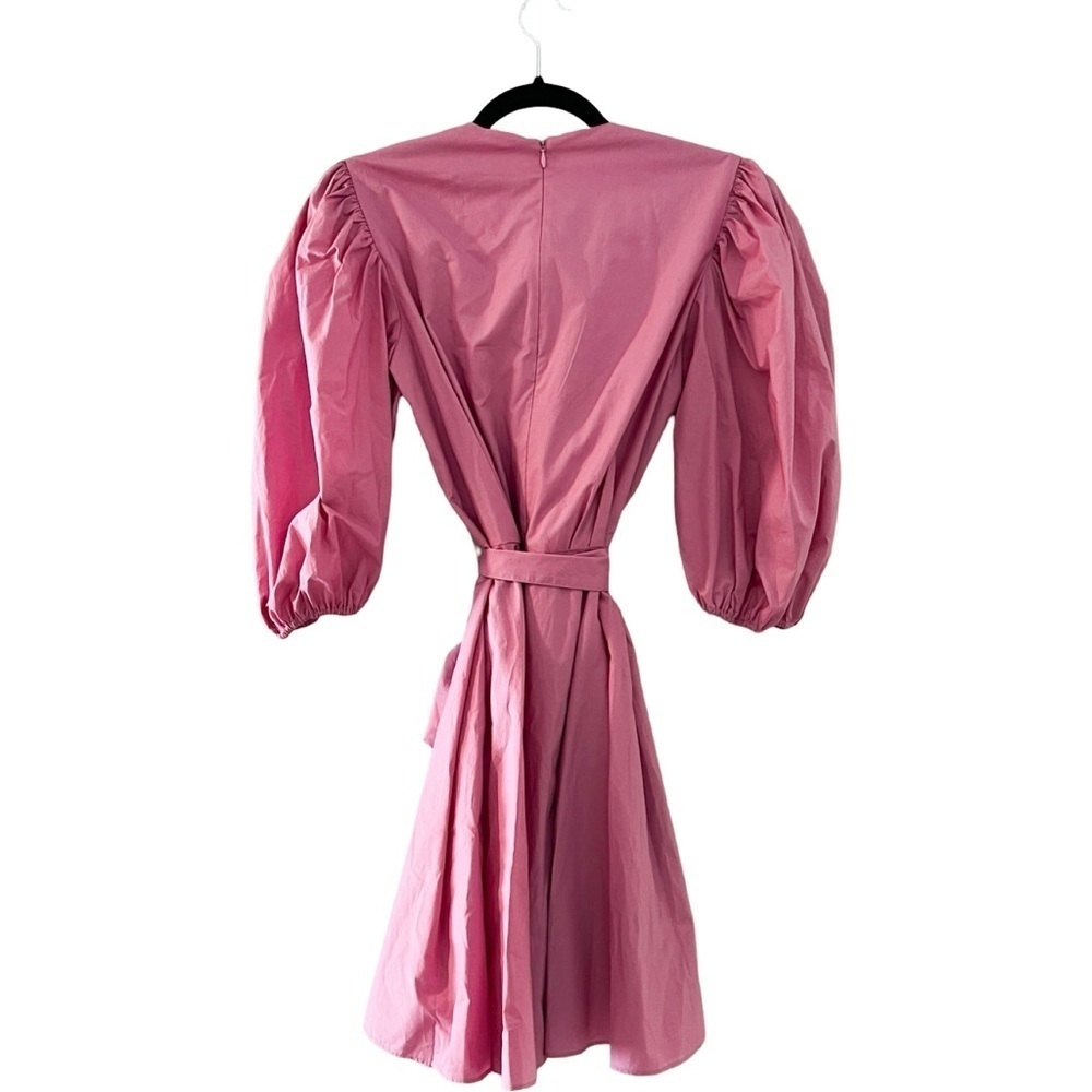 ARIAS NEW YORK Belted Bubble Pink Mini Dress Sz 6 - Picture 3 of 4